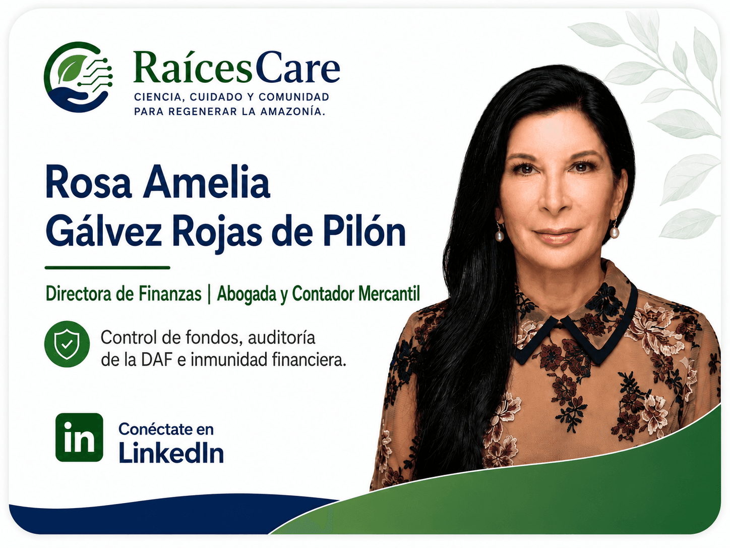 Retrato de Rosa Amelia Gálvez Rojas de Pilón